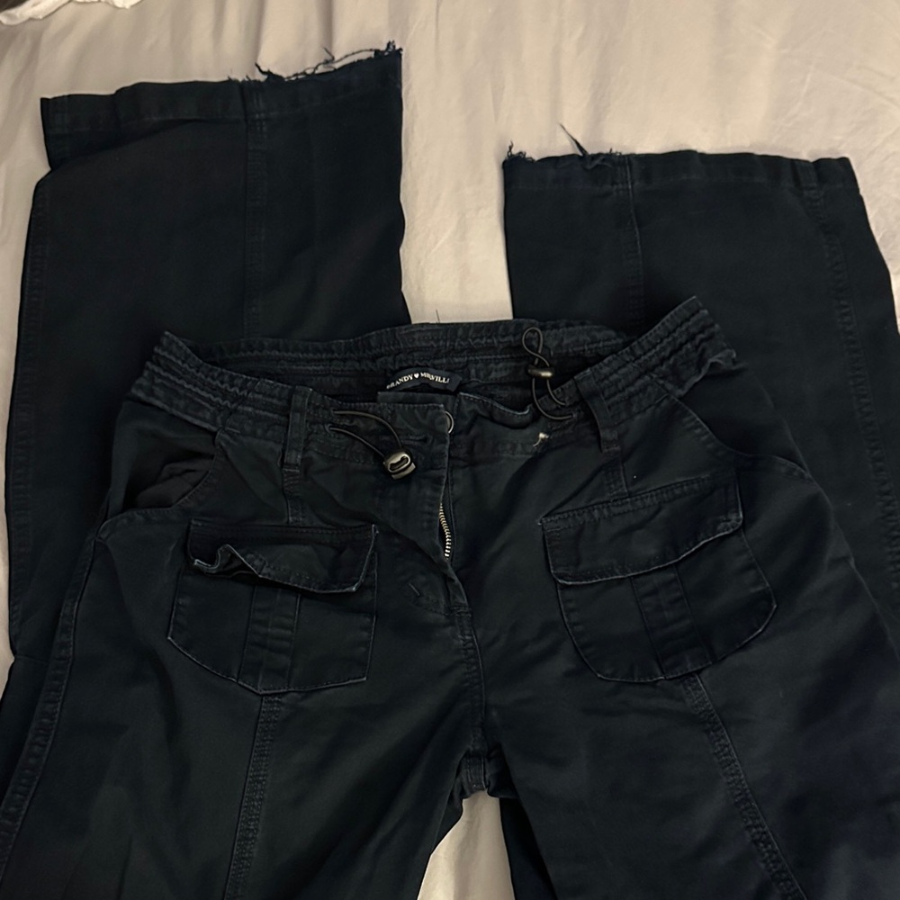Brandy Melville Dark Blue Wide Leg Pants Kim pants